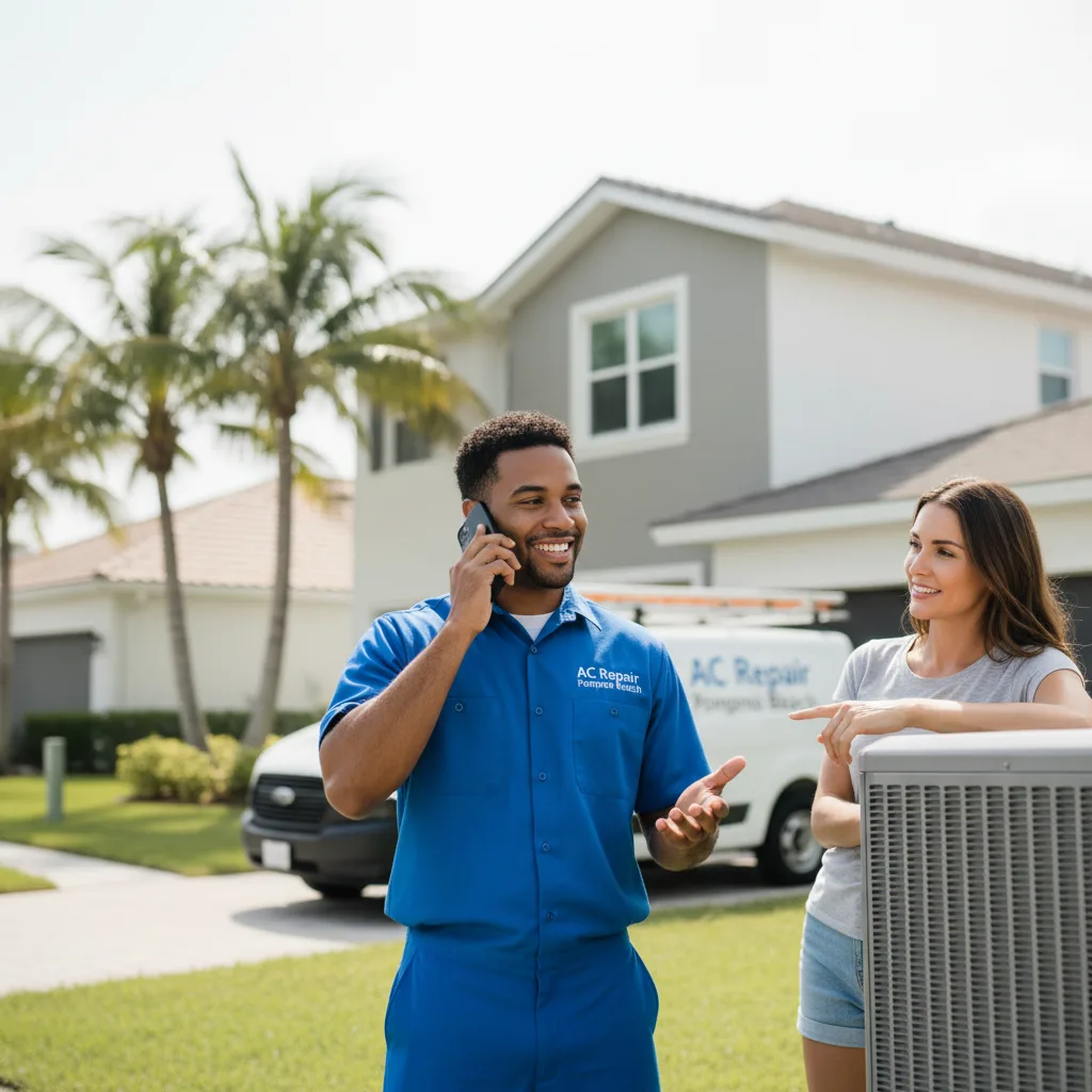 AC Repair Pompano Beach customer support in Brownstown